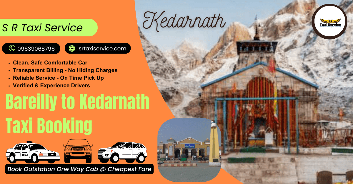 bareilly to kedarnath dham taxi