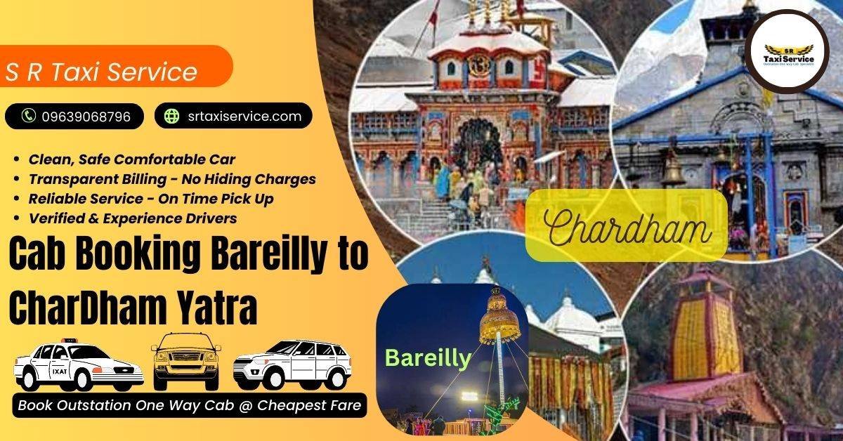 Bareilly to Badrinath Taxi Tour Packages Cab Booking Price