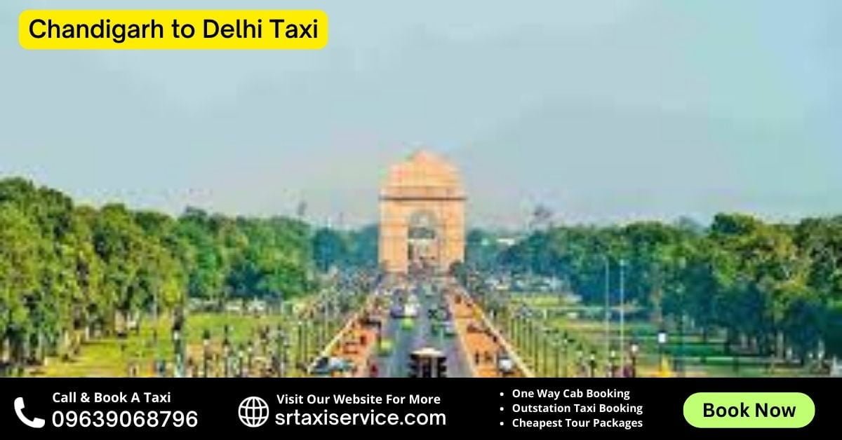 Chandigarh to Delhi Taxi