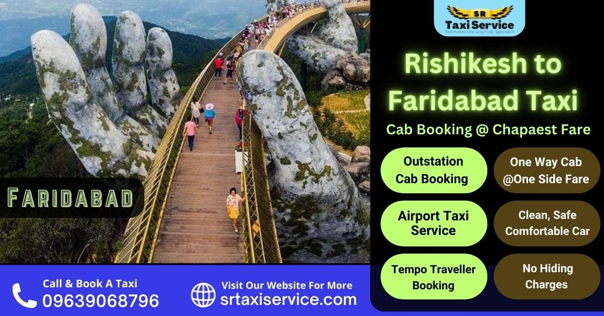 Rishikesh to Faridabad Taxi