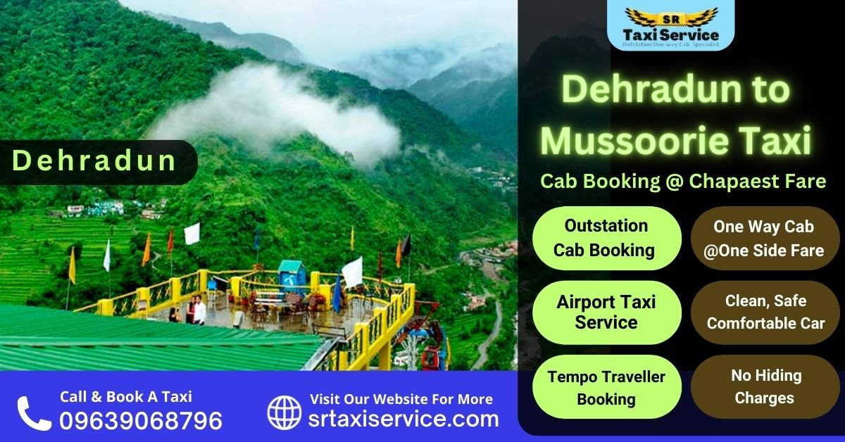 Dehradun to Mussoorie Taxi One Way Cab Booking Cheapest price