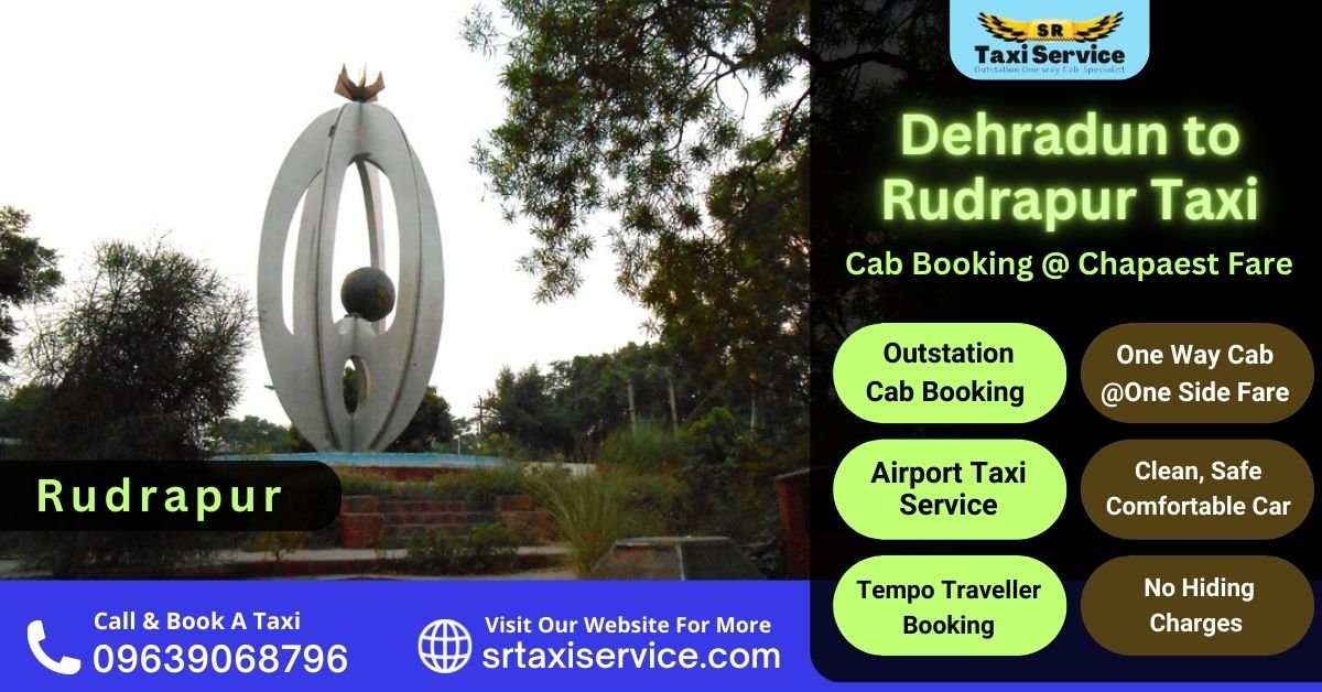 Dehradun to Rudrapur Taxi One Way Cab Booking Cheapest price
